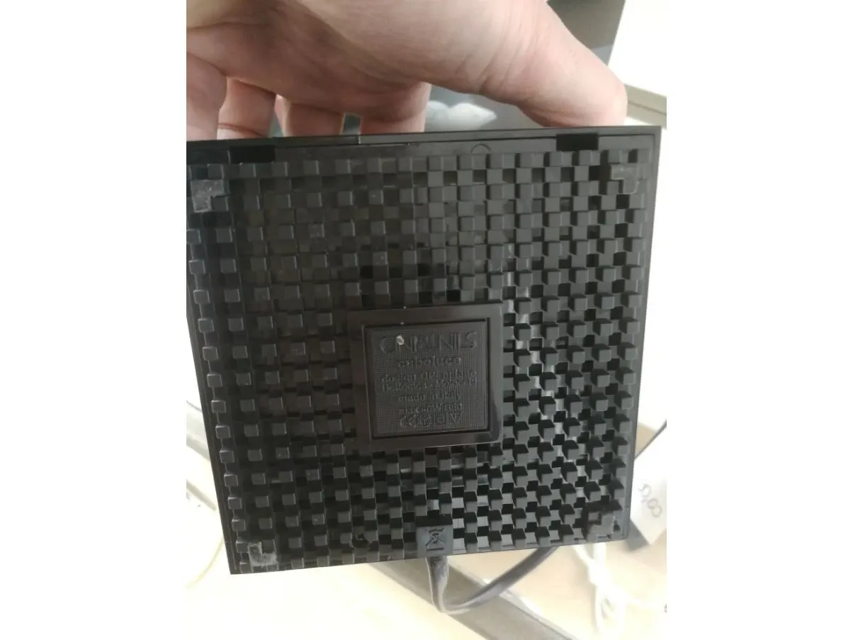 Lampada da tavolo Cuboluce nero 1