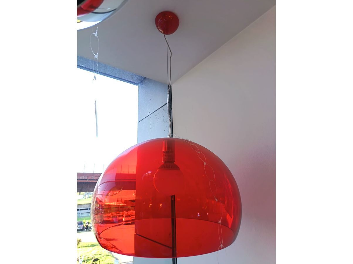 Suspension lumineuse Fl/Y rouge Side