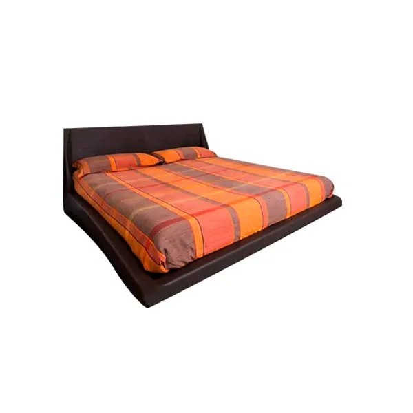 Dylan double bed in leather (brown), Cattelan Italia image