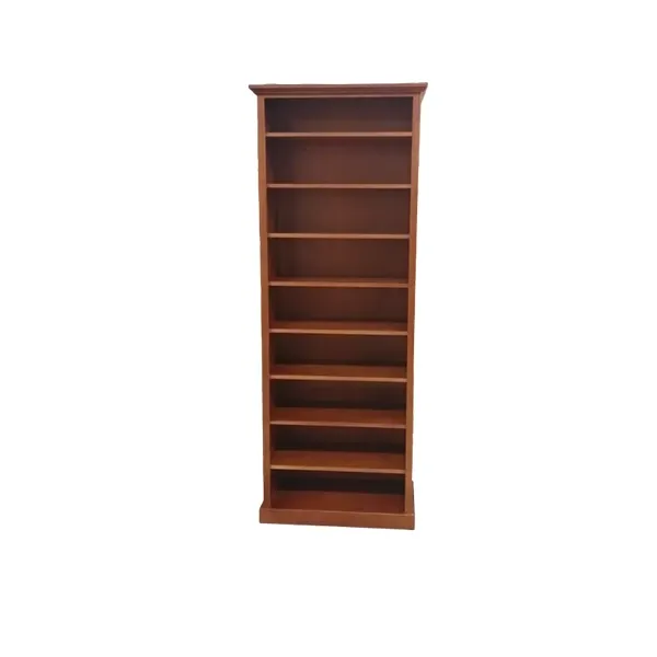 Klassisches Bücherregal aus Massivholz Nussbaum 2