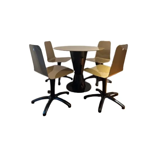 Round table and 4 chairs set, altreforme image