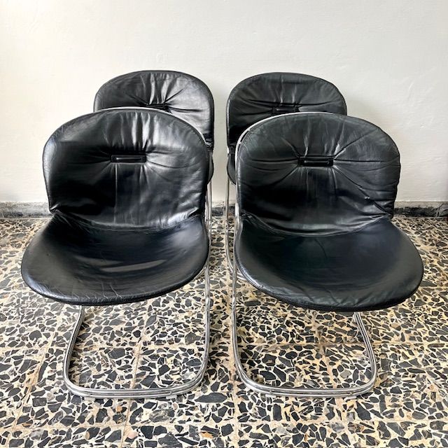 Set of 4 chairs model Sabrina Gastone Rinaldi, Rima image