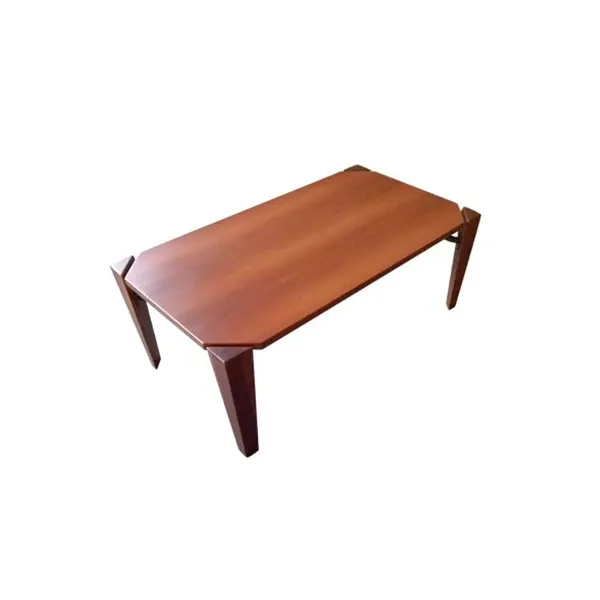 Pontevecchio coffee table in walnut stained wood, Teknodesign 3