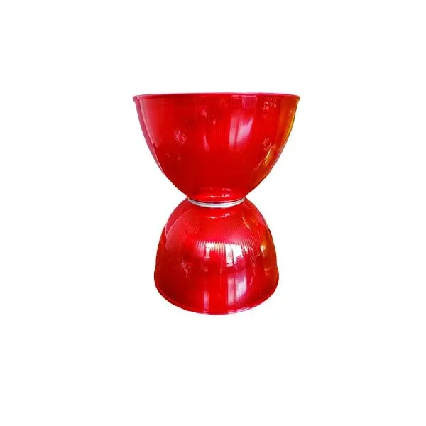 Bongo round bar table in polycarbonate (red), Green image