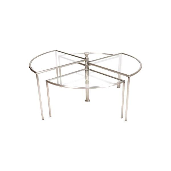 Round table in lacquered steel (1970s), image