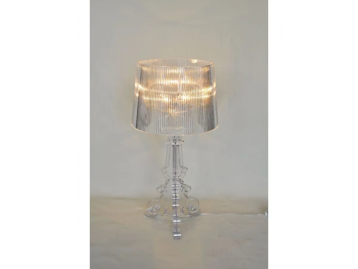 Bourgie Tischlampe aus transparentem Kunststoff 1