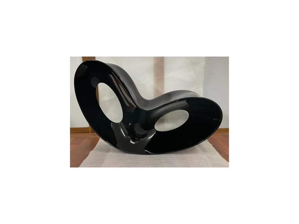 Voido Schaukelstuhl schwarz 4