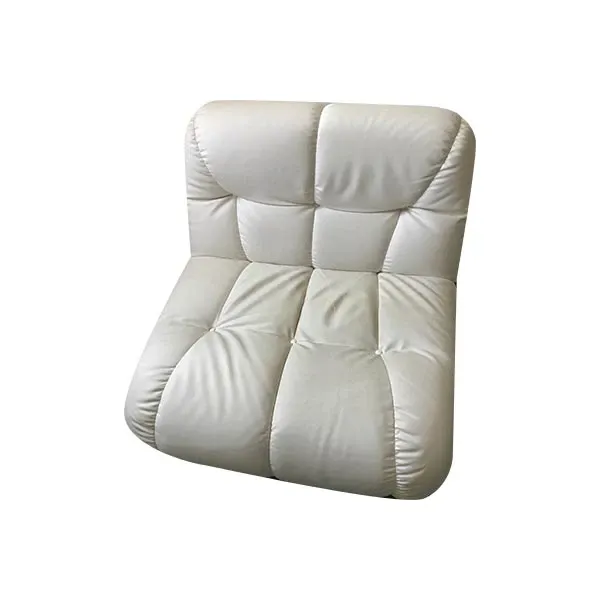 Large Nuvolone armchair in eco-leather (white), Mimo image