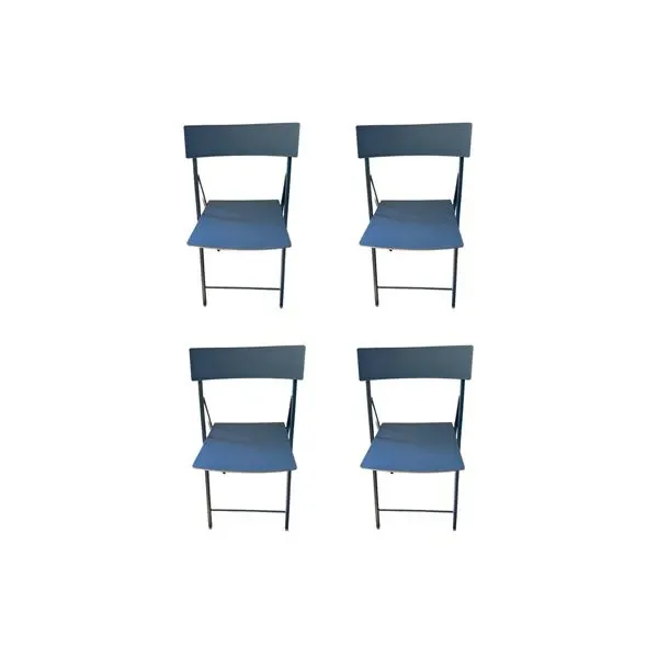 Set of 4 folding Piper chairs, Pezzani image