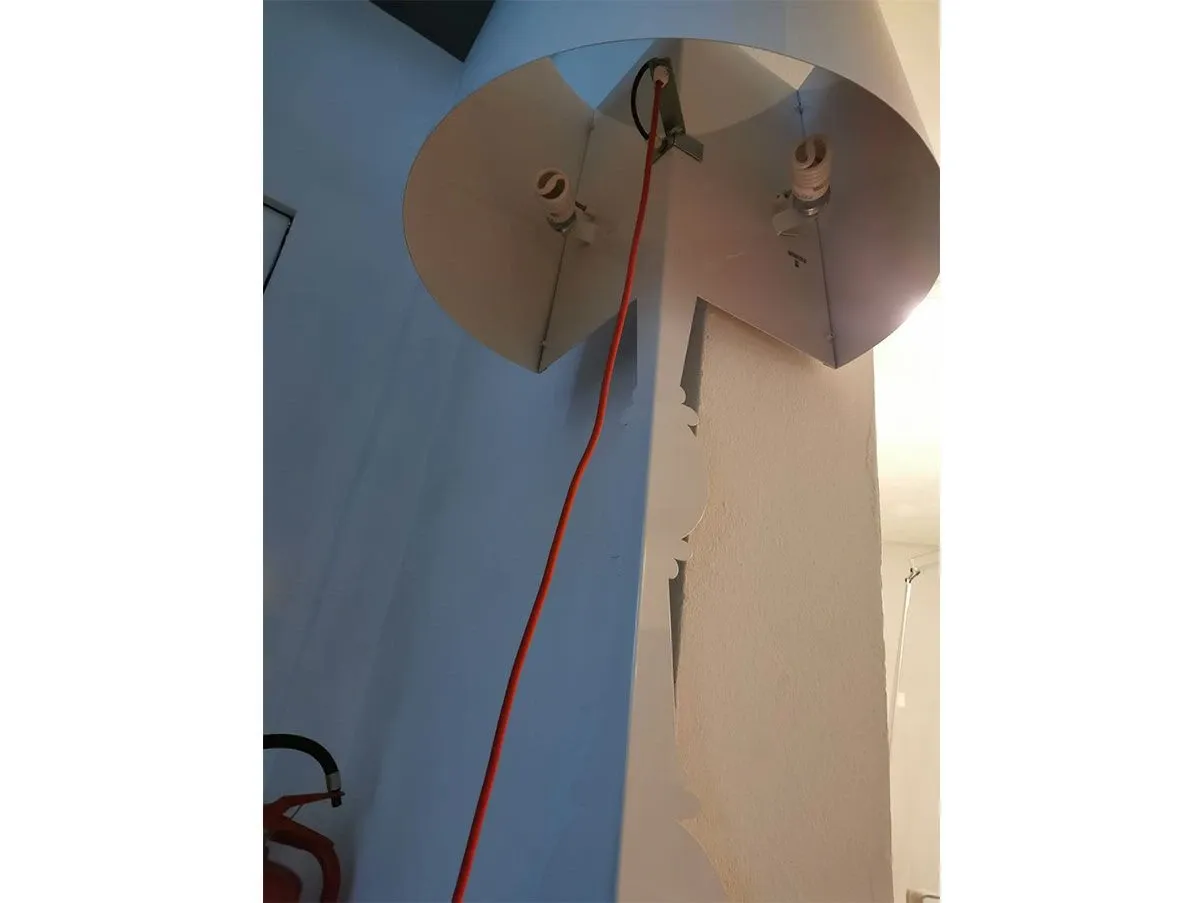 Lampada da terra Demì 270° angolare (bianco), Officinanove 2