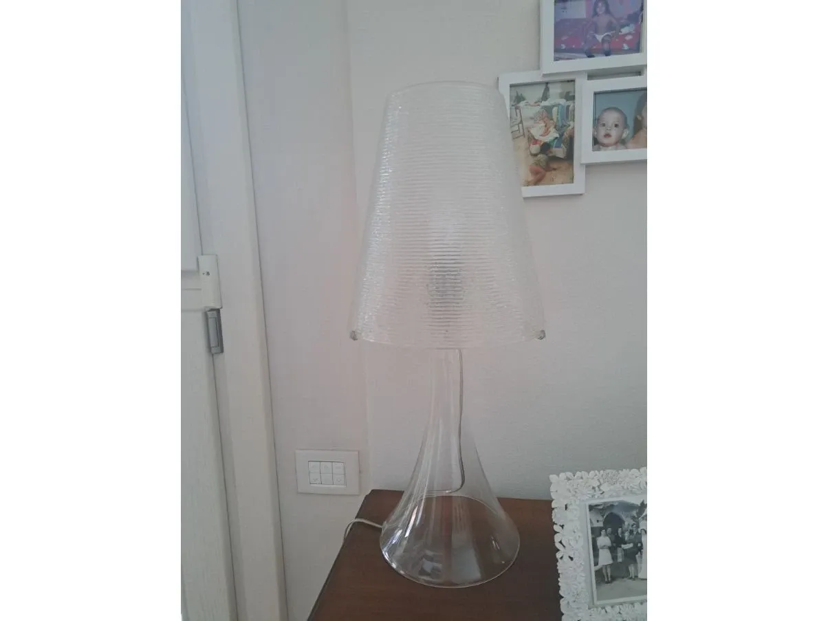 Lampada in vetro trasparente 3