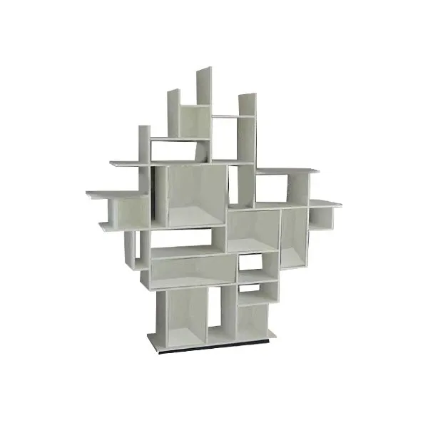 Harlem modern bookcase in laminate (white), Cattelan Italia image