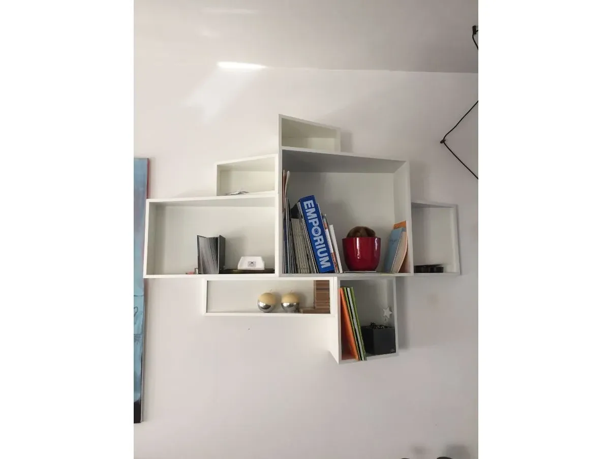Weiße Riva Bücherregal 