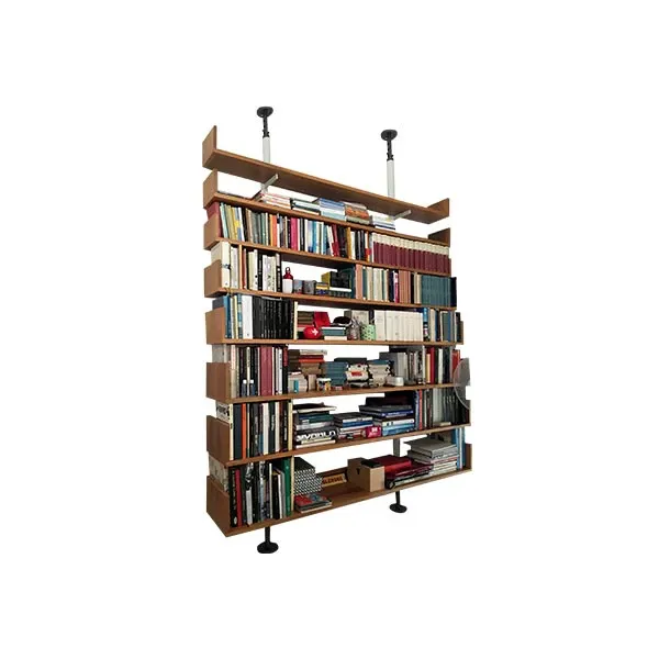 Vintage wooden wall bookcase (1930s) image