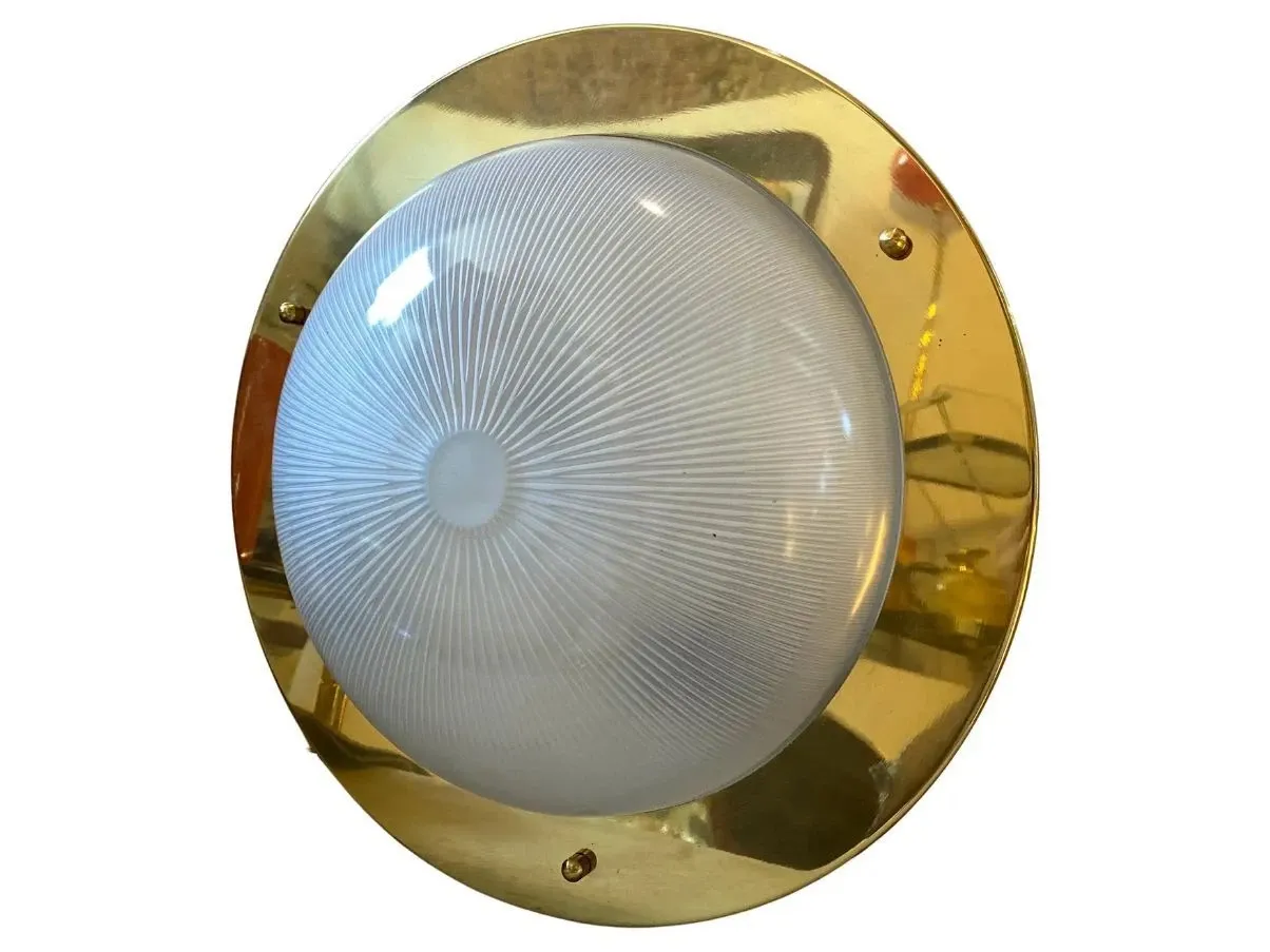 Plafoniera Industriale Ruggine Marrone Legno 4 Luci Orientabile - GINA - Foto 9