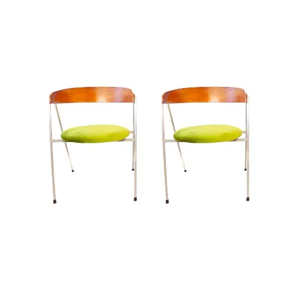 Set of 2 702/2 chairs by Roland Rainer 8