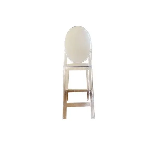 One More Barhocker aus transparentem Polycarbonat 5