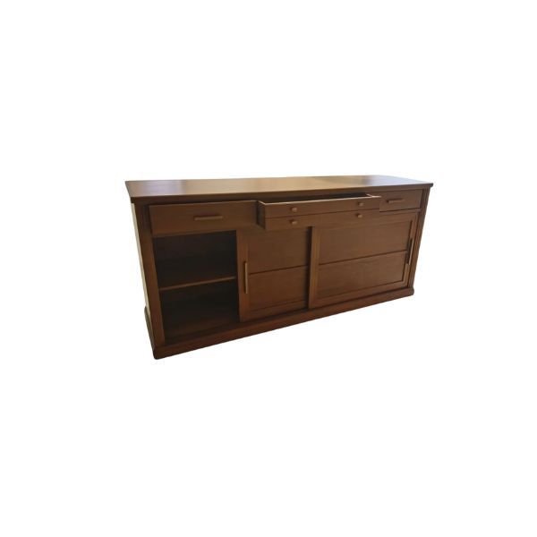 Espirit sideboard in walnut wood, Accademia del Mobile 1973 image