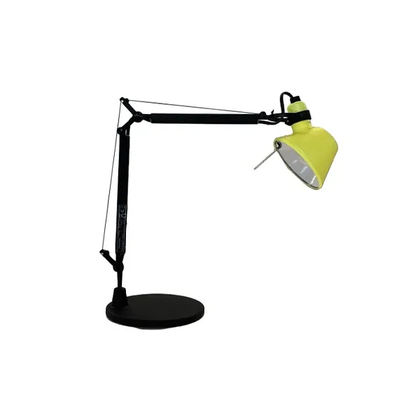 Tolomeo Micro aluminum table lamp (black and yellow), Artemide image