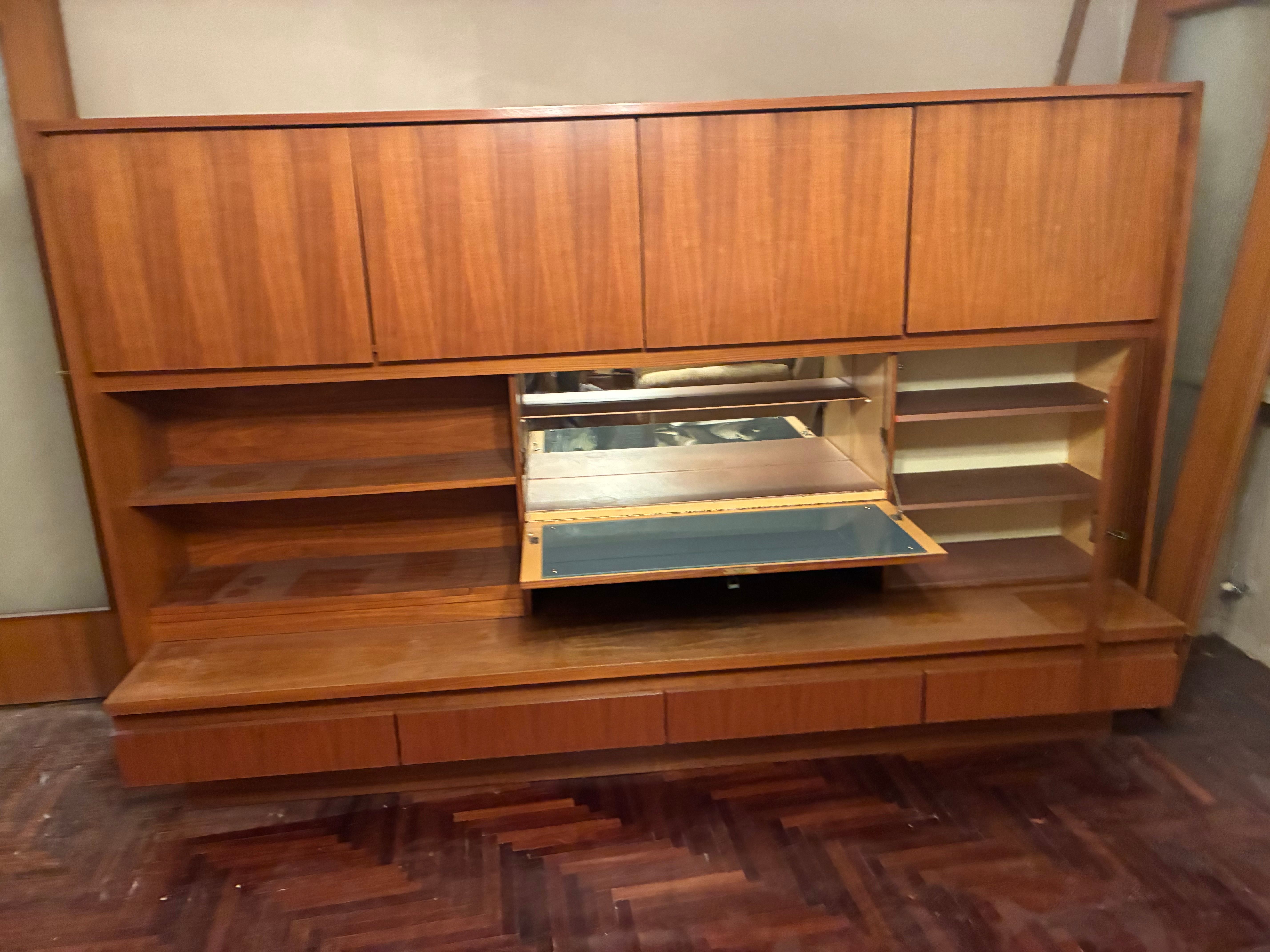 Skandinavisches Design Sideboard aus Holz Vintage 60er 70er Jahre Brand