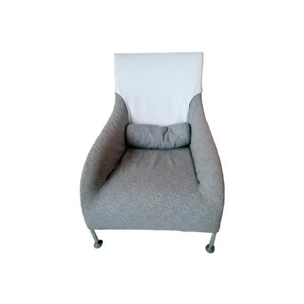 Pearl gray Florence armchair, B&B Italia 