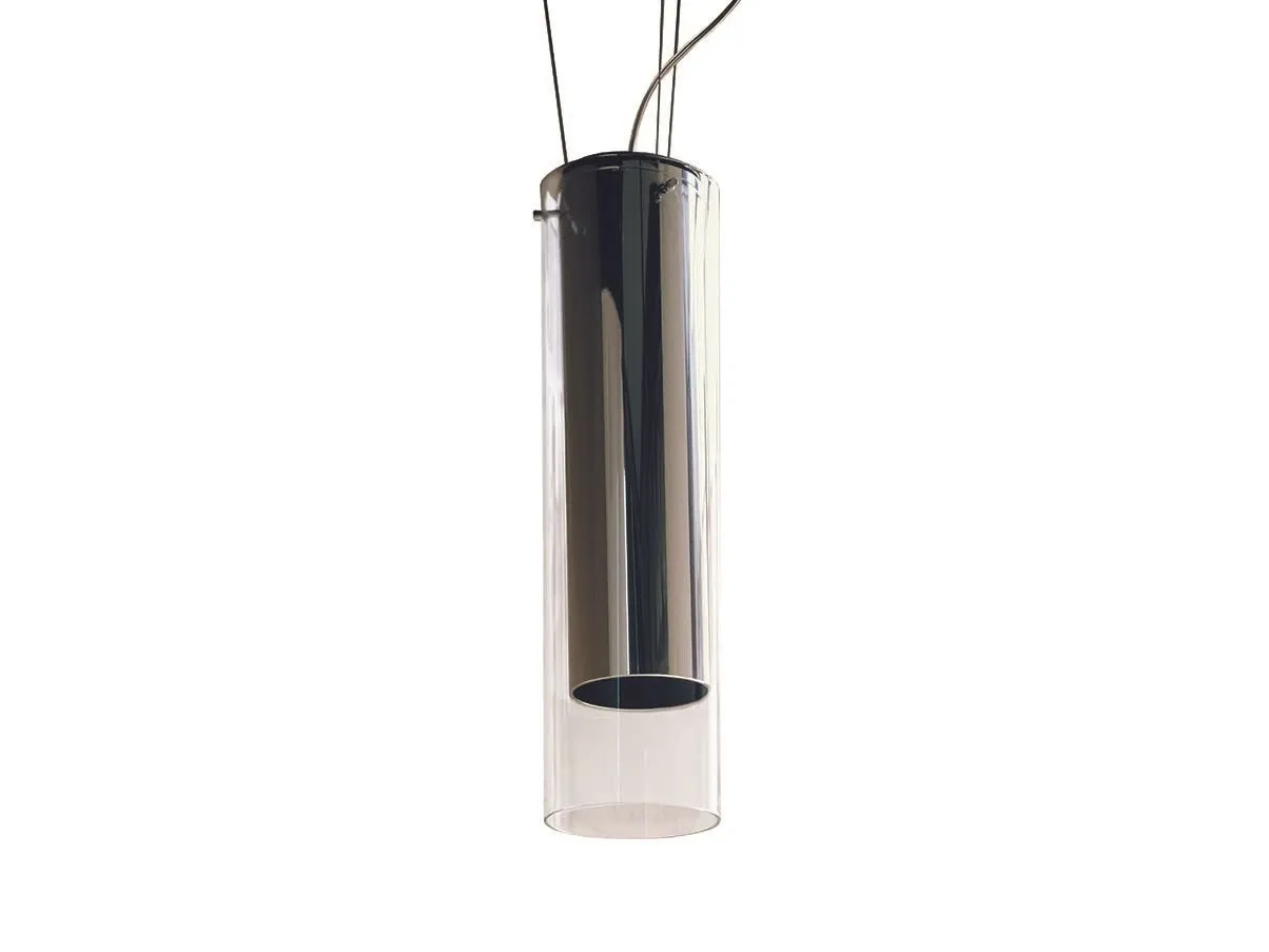 Supermirror SO suspension lamp in glass, Contardi 