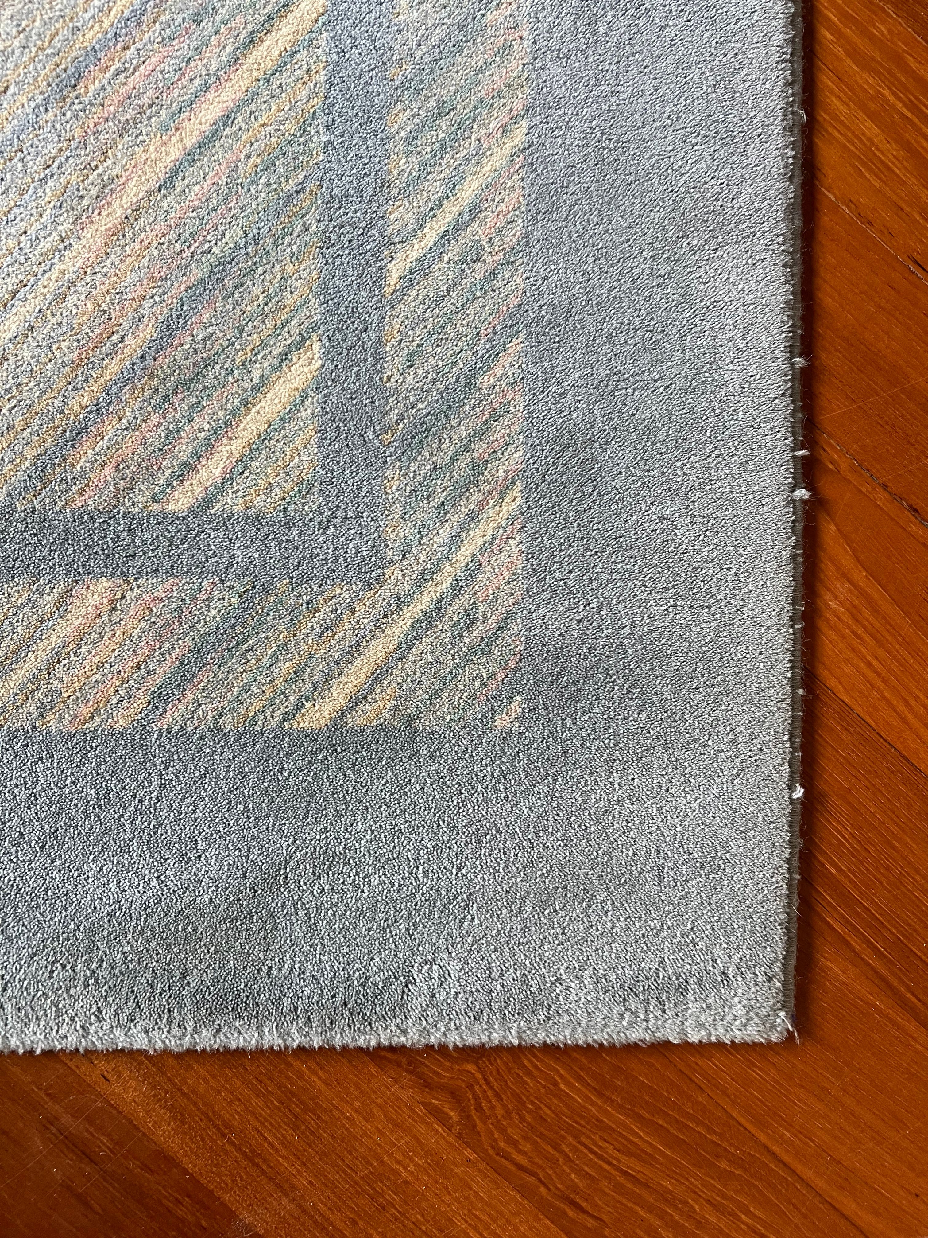 Vintage Wool Rug from the 1990s Front