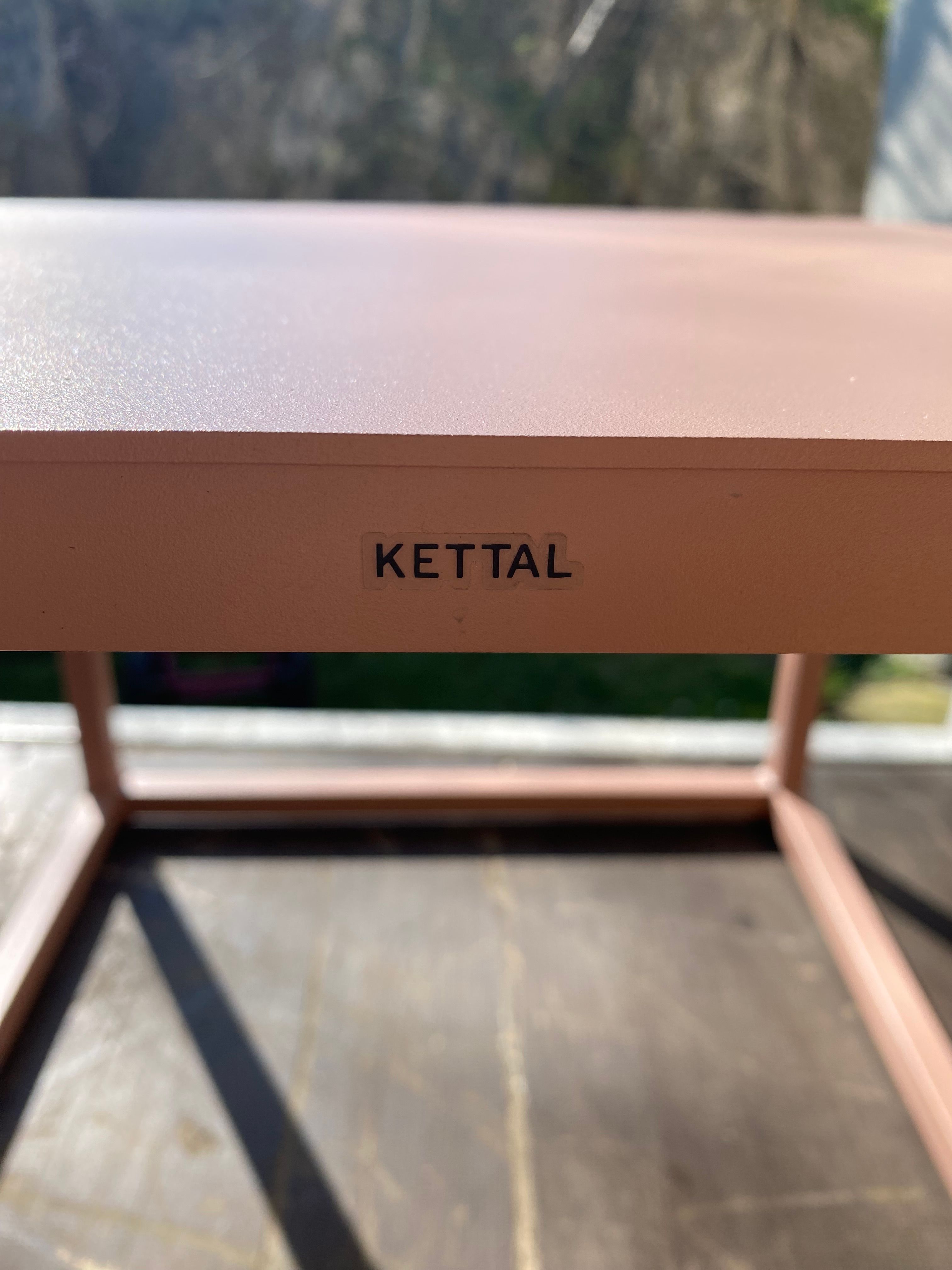 Tavolino basso outdoor rosa, Kettal Brand