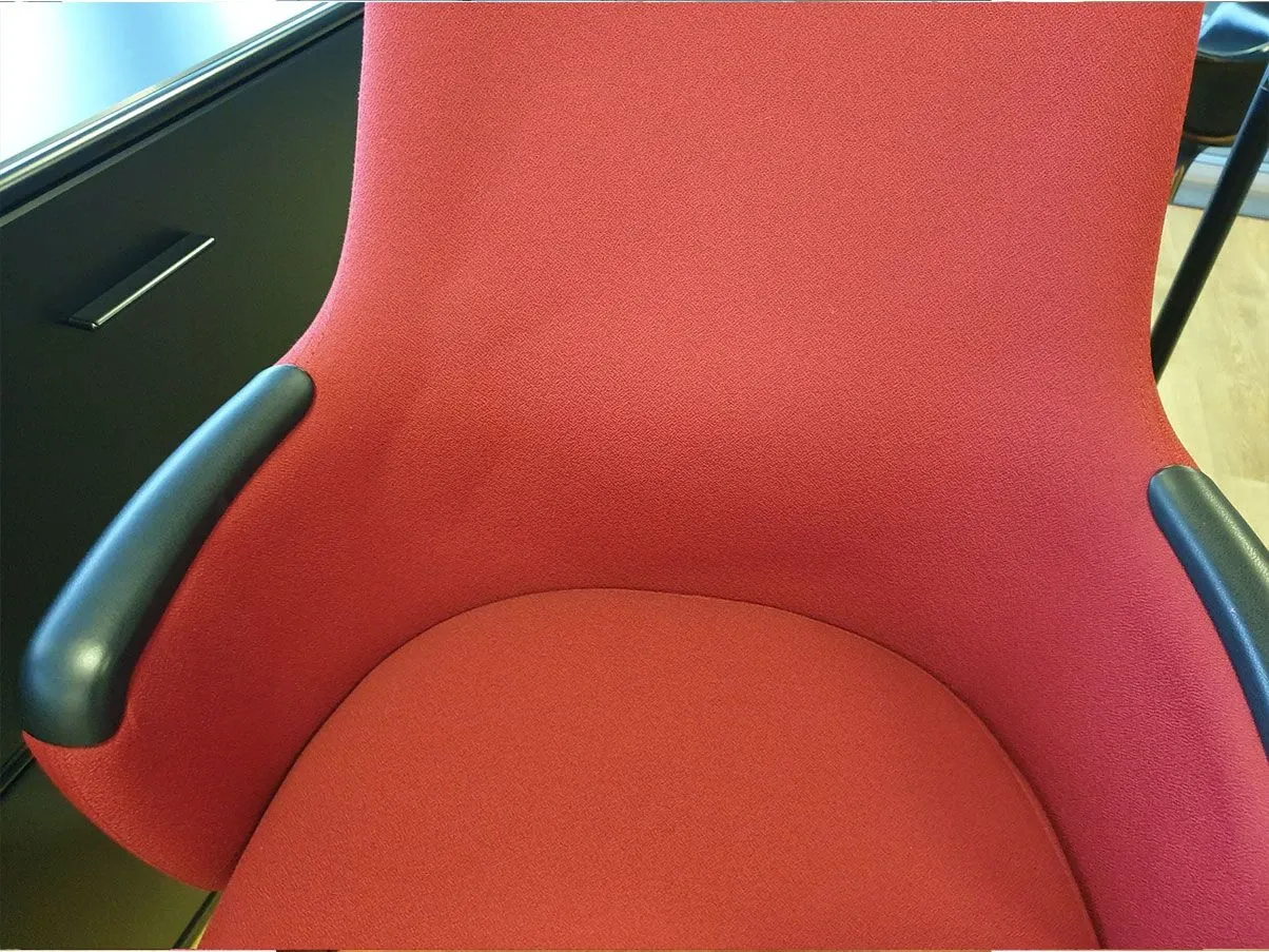 Silent Rush swivel armchair in fabric (red), Sedus 5
