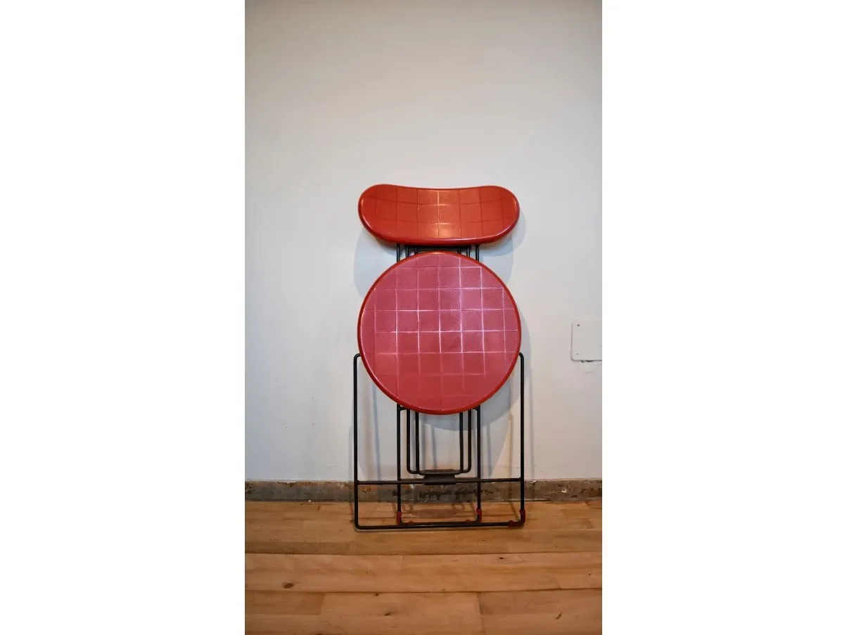 Set of 4 vintage Cricket chairs by Andries Van Onck 5