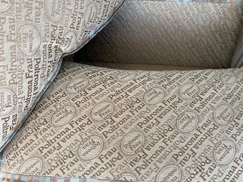 Coppia di divani in tessuto (anni '90) Brand