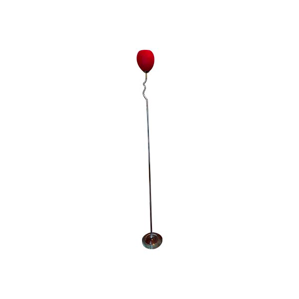 Vintage glass golf floor lamp (1990s), Leucos image