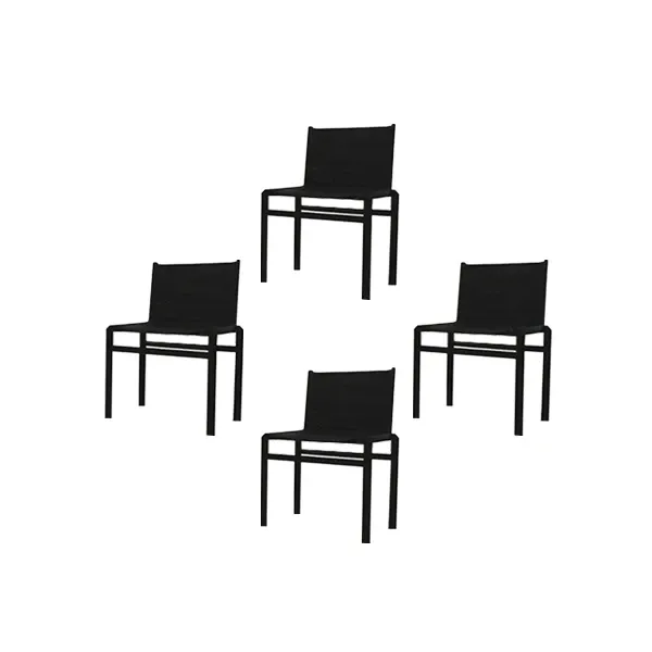 Set 4 sedie Monk Mastro di Afra e Tobia Scarpa 4