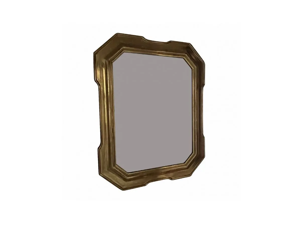 Mirror in gilded wood with cabaret frame ('800), image