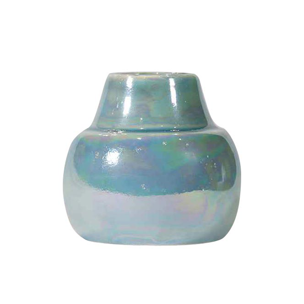 Image of Vaso in ceramica (celeste), Bloomingville