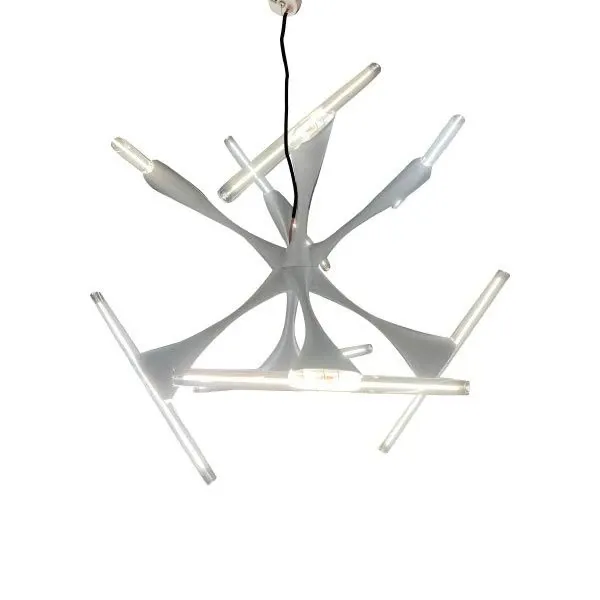 Ottavia white suspension lamp, Antonangeli image