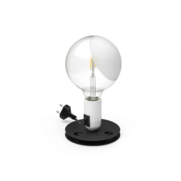 Table lamp Light bulb in aluminum (white), Flos image