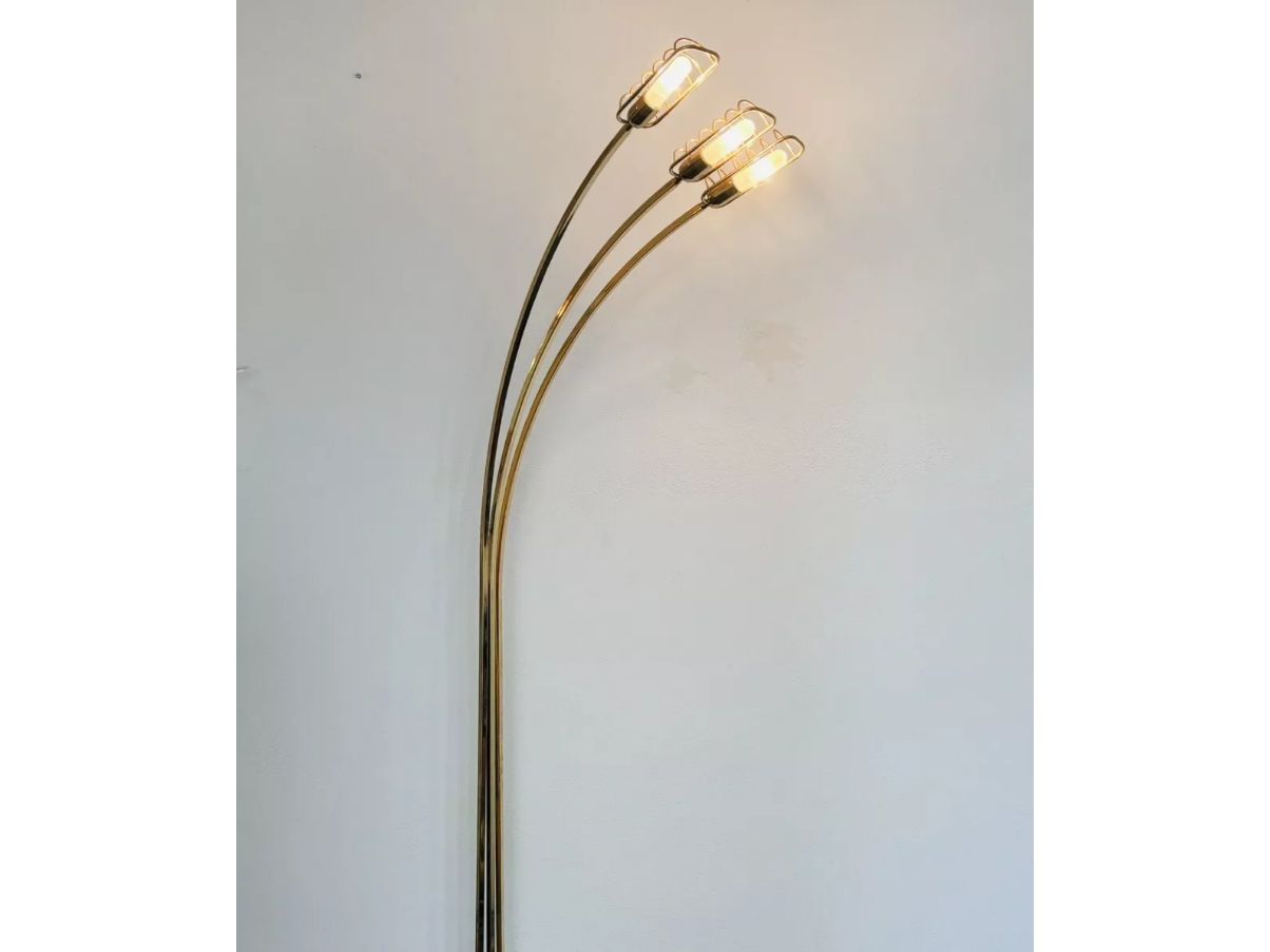 Lampada da terra Hollywood Regency (anni '70),  Main