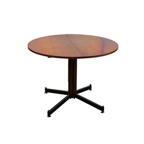 Extendable wooden dining table (1950s) image