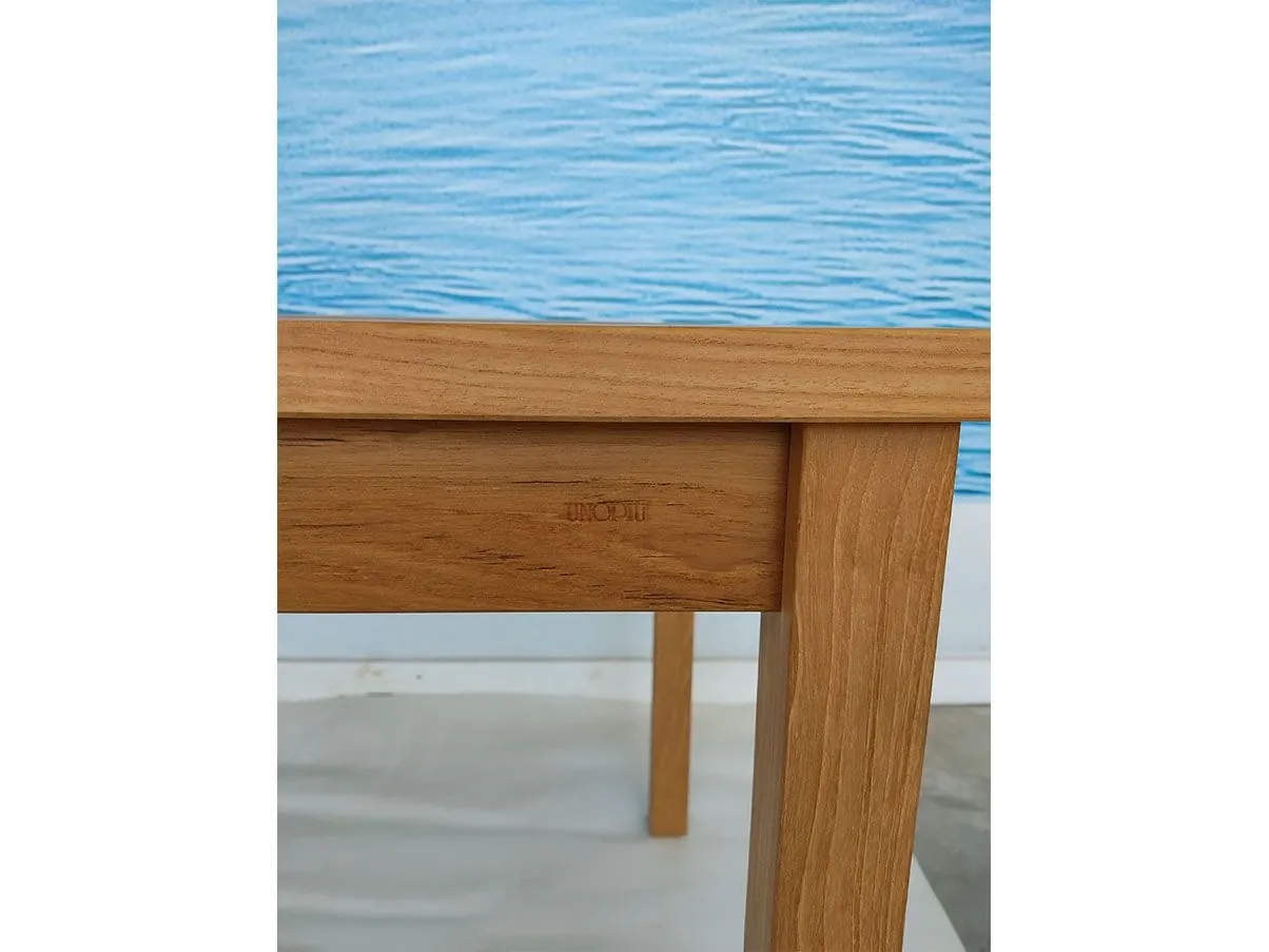 Tavolo rettangolare Lloyd per esterni in legno teak, Unopiù 5