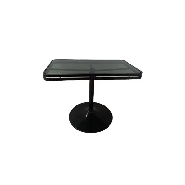 Rectangular coffee table with glass top, Allegri Parma image