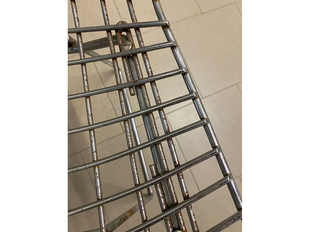 Set of 4 Bertoia Chair in steel rod, Knoll 