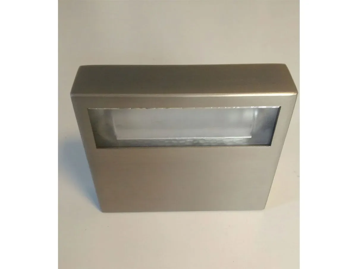 Lampada da parete Alias 15 P rettangolare in nickel, ITre 3
