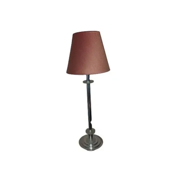 Lampada da tavolo Lunaris in tessuto rosso, Giorgetti image