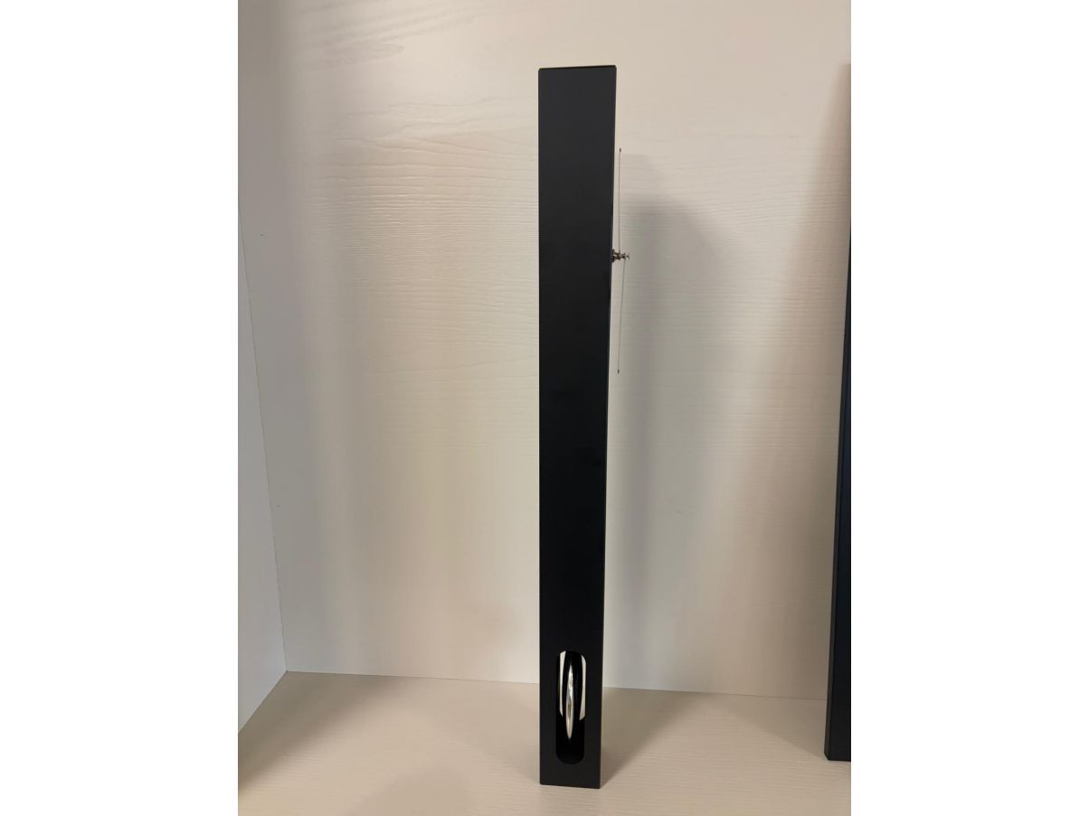 Reloj de pared péndulo negro Side