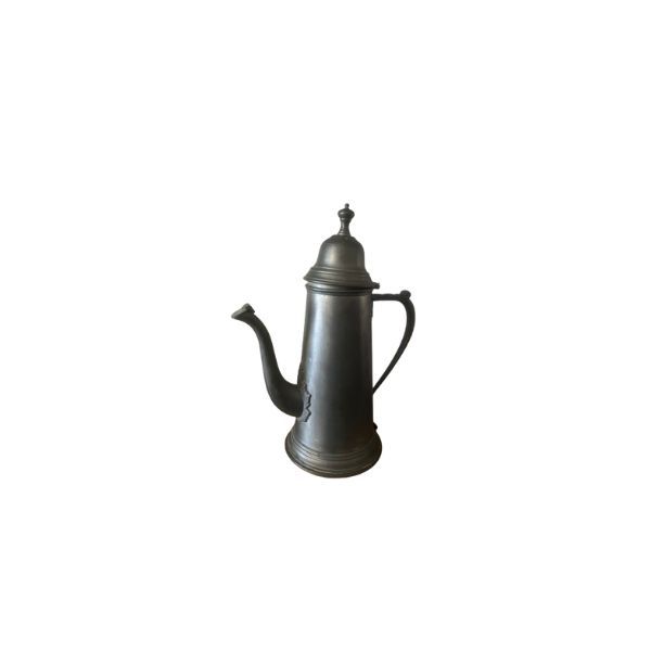 Teiera in peltro inglese ('800), image
