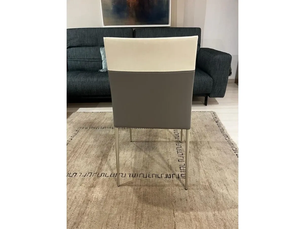 Minnie chair in eco-leather, Stones 4