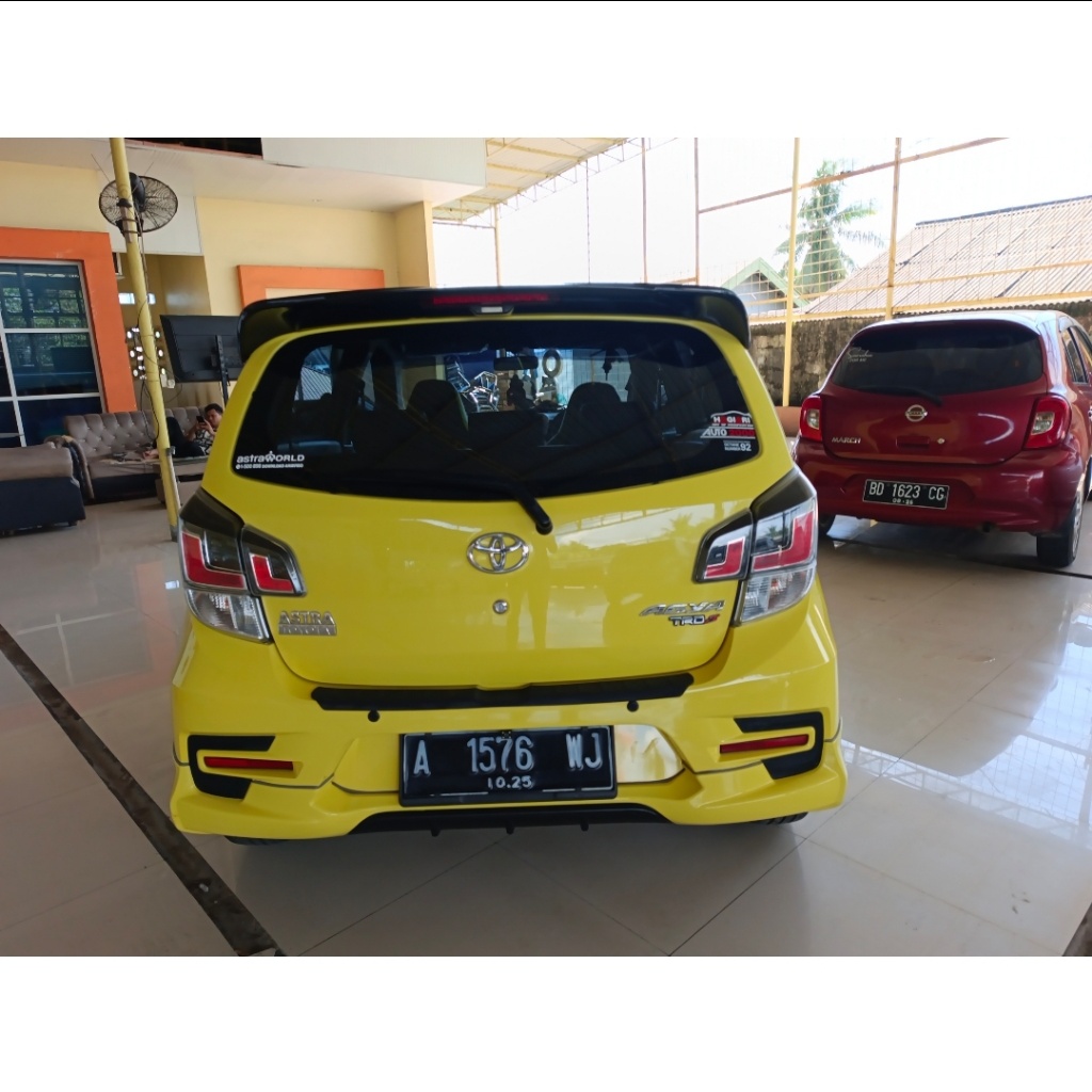 TOYOTA AGYA G TRD Sisi Belakang