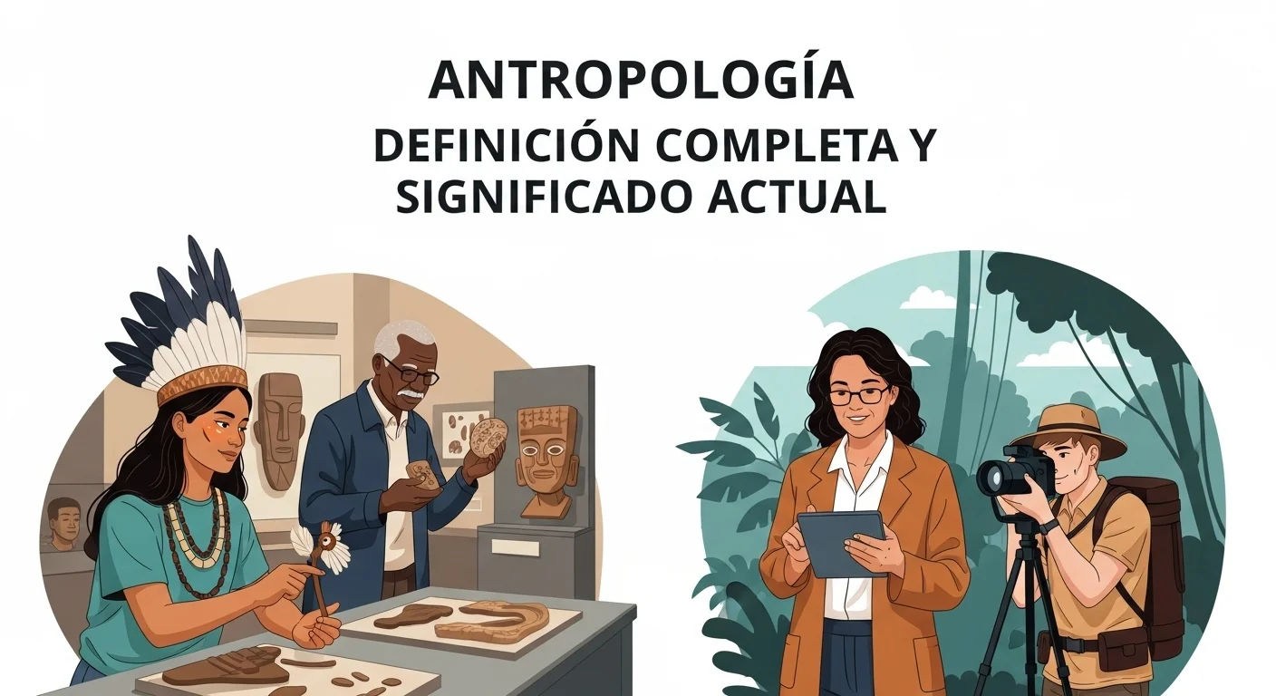 Explicación visual de qué significa y qué quiere decir Antropologia con ejemplos prácticos.