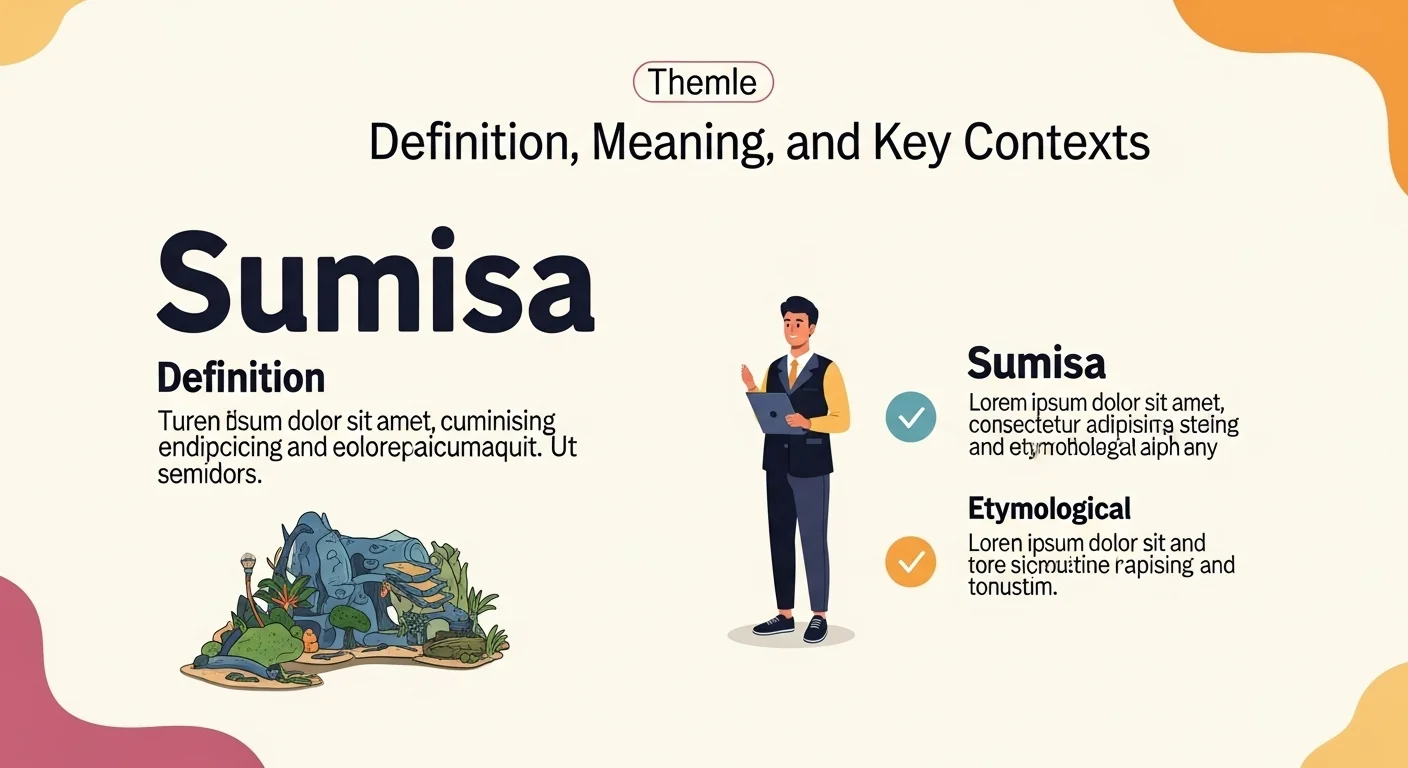 Infografía que explica la definición y el significado de Sumisa, mostrando sus raíces etimológicas.